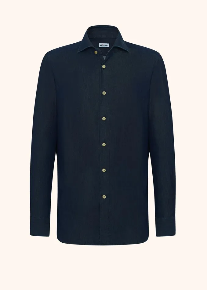 CASUAL DENIM SHIRT Men Kiton Shirts