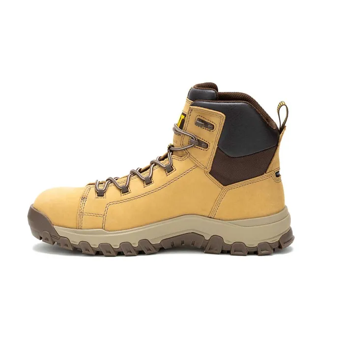 Cat Footwear Boots Men039s Threshold Rebound Waterproof Composite Toe Work Boot Honey Reset 8211 Men