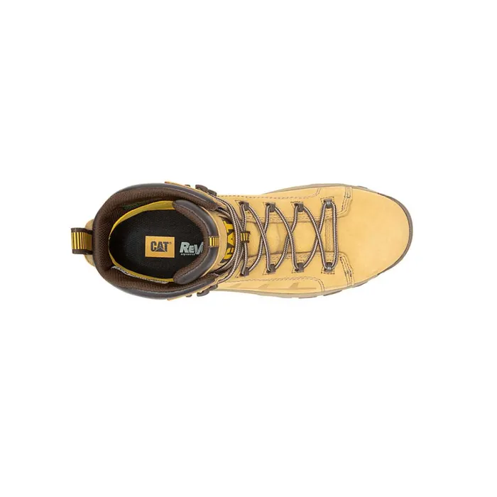 Cat Footwear Boots Men039s Threshold Rebound Waterproof Composite Toe Work Boot Honey Reset 8211 Men