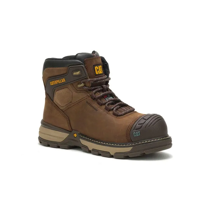 Cat Footwear Boots Women039s Excavator Superlite Waterproof Thinsulate Carbon Composite Toe Work Boot Dark Brown 8211 Women