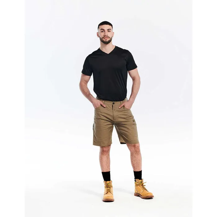Cat Footwear Pants Men039s Stretch Canvas Utility Short Khaki 8211 Men