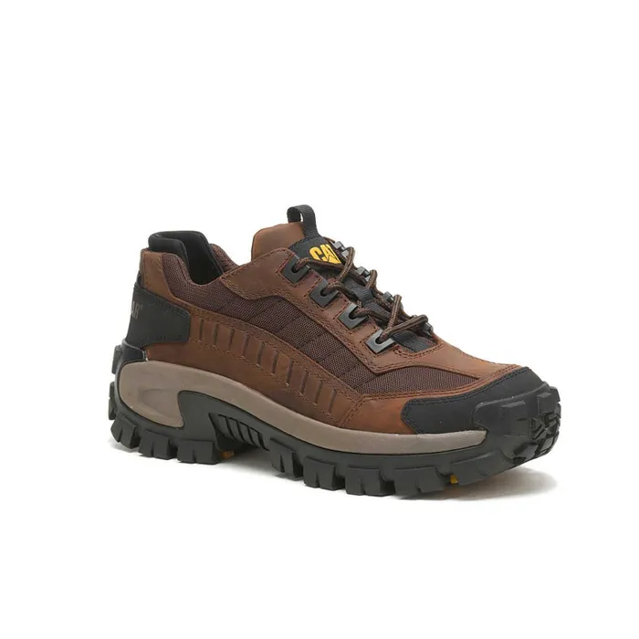 Cat Footwear Shoes Men039s Invader Steel Toe Work Shoe Dark Brown 8211 Men