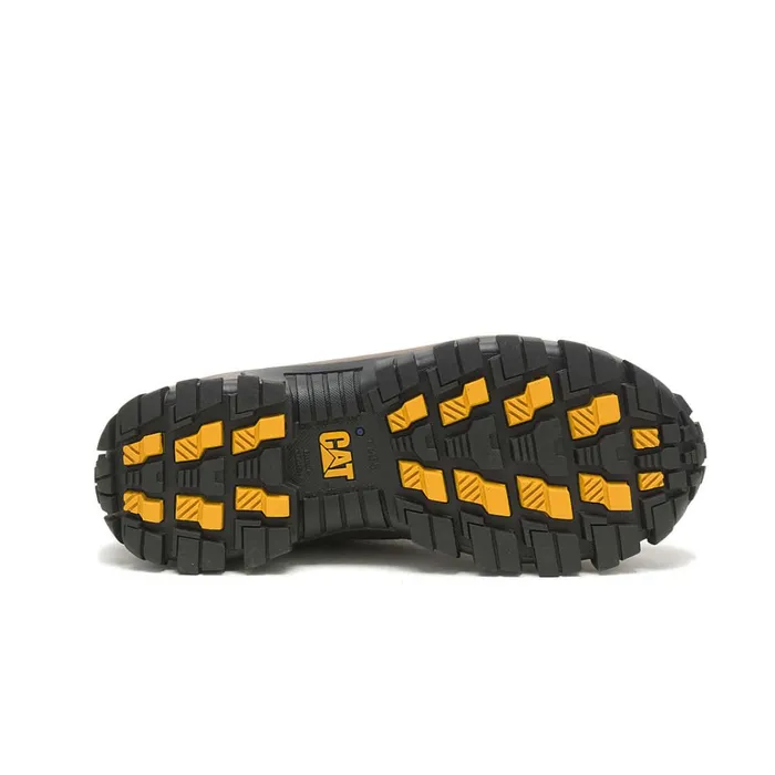 Cat Footwear Shoes Men039s Invader Steel Toe Work Shoe Dark Brown 8211 Men
