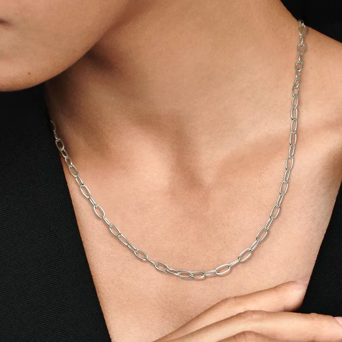 Chain Necklaces Women Pandora Link Chain Necklace Sterling Silver
