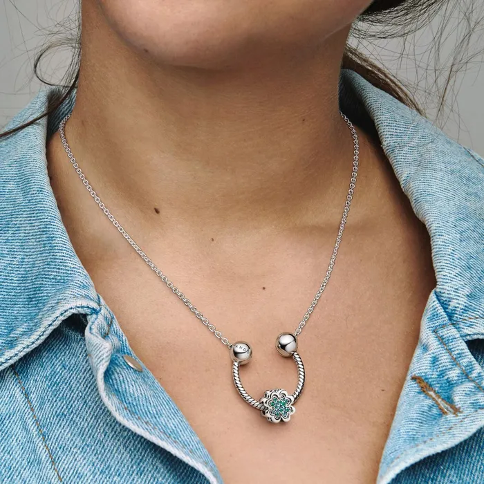 Chain Necklaces Women Pandora Online Moments Ushape Charm Pendant Necklace