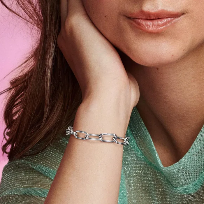 Chains Women Pandora Online ME MediumLink Chain Bracelet Sterling Silver
