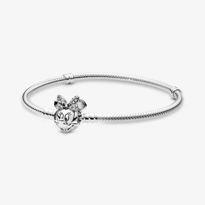Charm Bracelets Women Pandora Disney Pandora Moments Pav Minnie Mouse Clasp Snake Chain Bracelet Charm Bracelets Women Pandora Disney Pandora Moments Pav Minnie Mouse Clasp Snake Chain Bracelet
