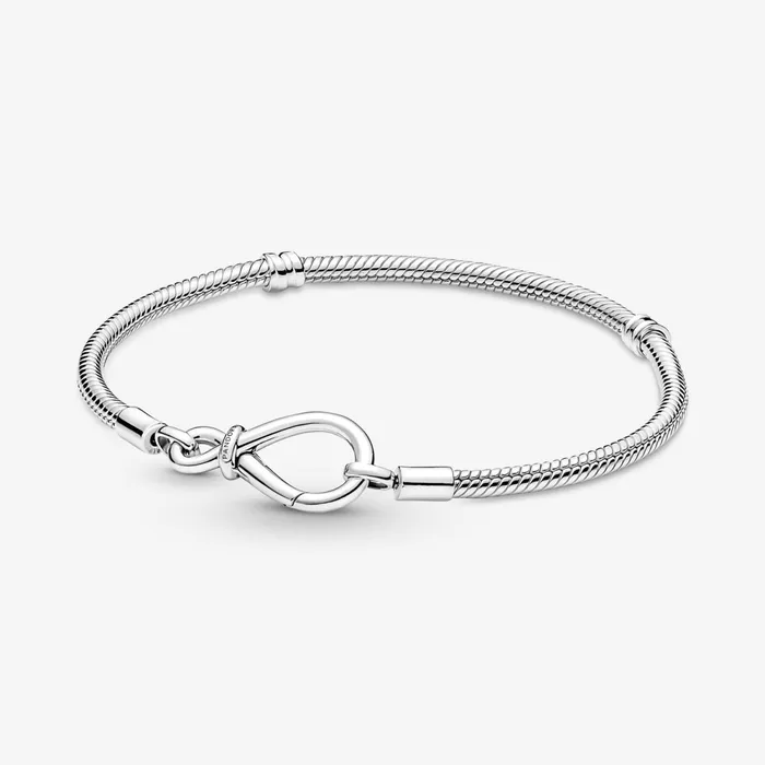 Charm Bracelets Women Pandora Online Moments Infinity Knot Snake Chain Bracelet