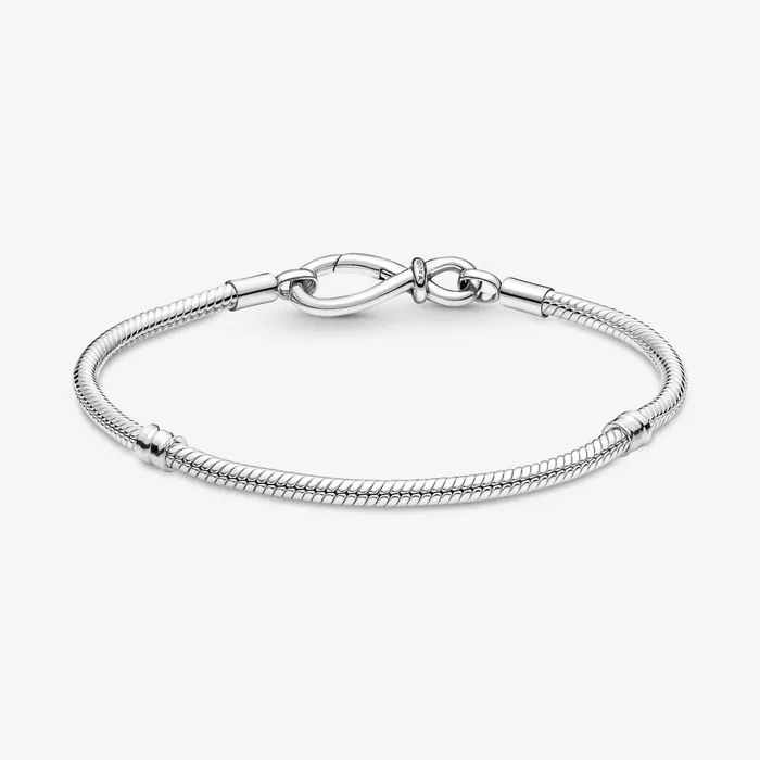 Charm Bracelets Women Pandora Online Moments Infinity Knot Snake Chain Bracelet