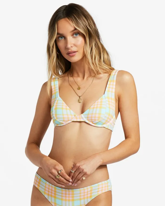 Check Please Emma Underwired Bikini Top Multi Women Billabong Bikinis