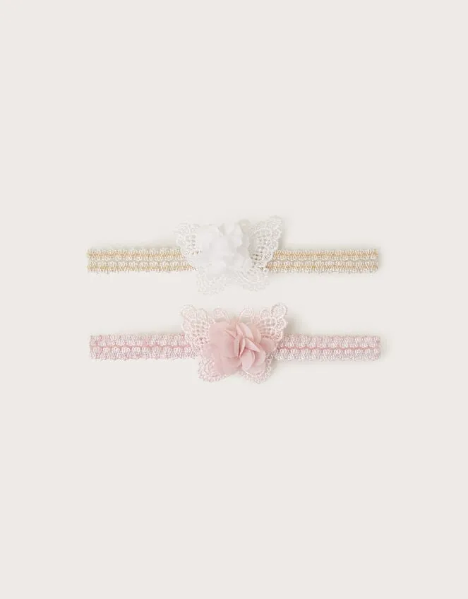 Children 2Pack Baby Butterfly Bandos Monsoon Girls039 Hair Accessories