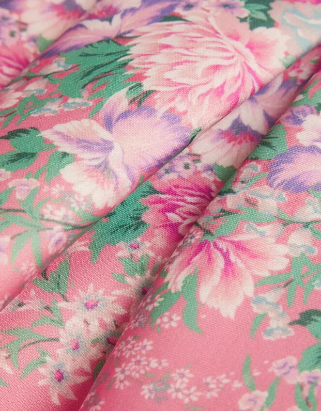 Children Baby Floral Printed Dress Pink Monsoon Dresses