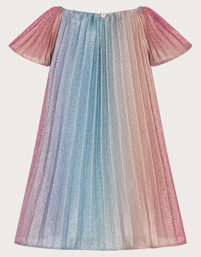 Children Baby Rainbow Shimmer Dress Multi Monsoon Dresses