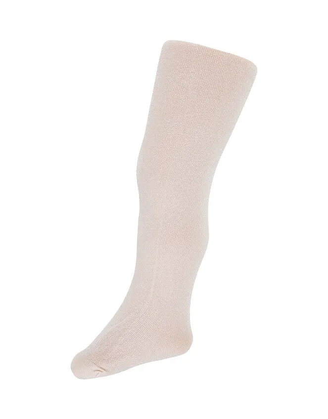 Children Baby Sparkle Knit Tights Pink Monsoon Partywear