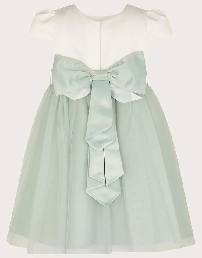 Children Baby Tulle Bridesmaid Dress Green Monsoon Dresses