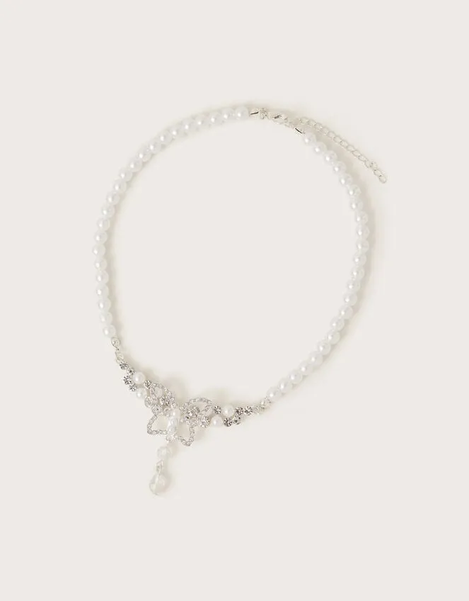 Children Bling Butterfly Necklace Monsoon Girls039 Jewellery