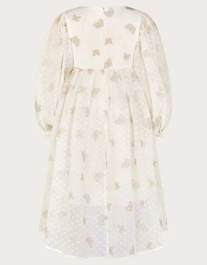 Children Butterfly Tunic Dress Cream Monsoon Dresses