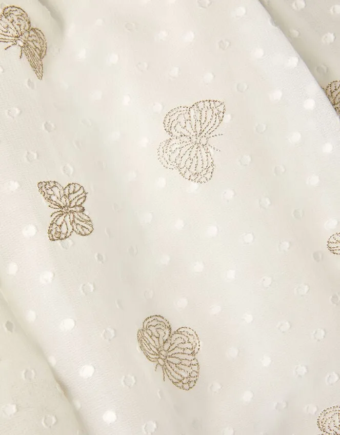 Children Butterfly Tunic Dress Cream Monsoon Dresses