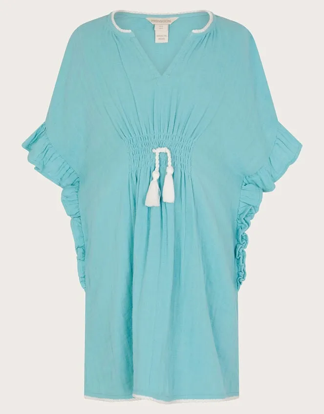Children Cheesecloth Kaftan Blue Monsoon Beachwear and Swimwear