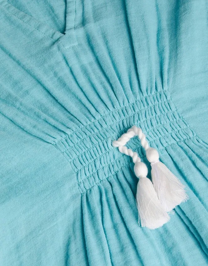 Children Cheesecloth Kaftan Blue Monsoon Beachwear and Swimwear