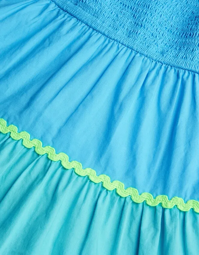 Children Colour Block Dress Blue Monsoon Dresses