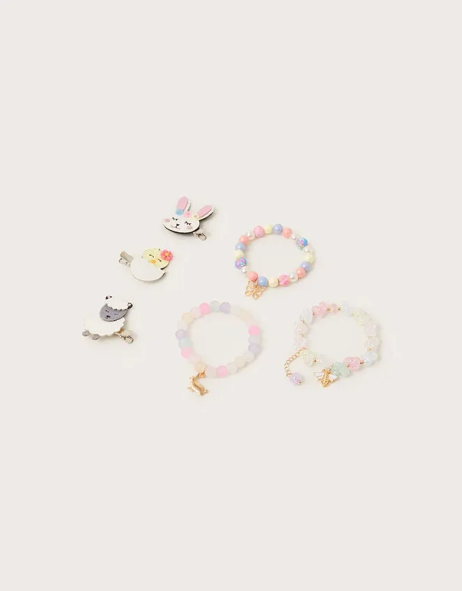 Children Easter Bracelet And Hair Clips Set Monsoon Girls039 Jewellery