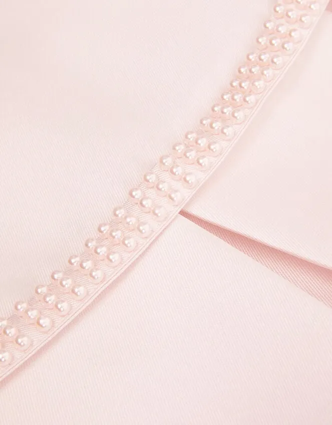 Children Henrietta Pearl Belt Dress Pink Monsoon Dresses