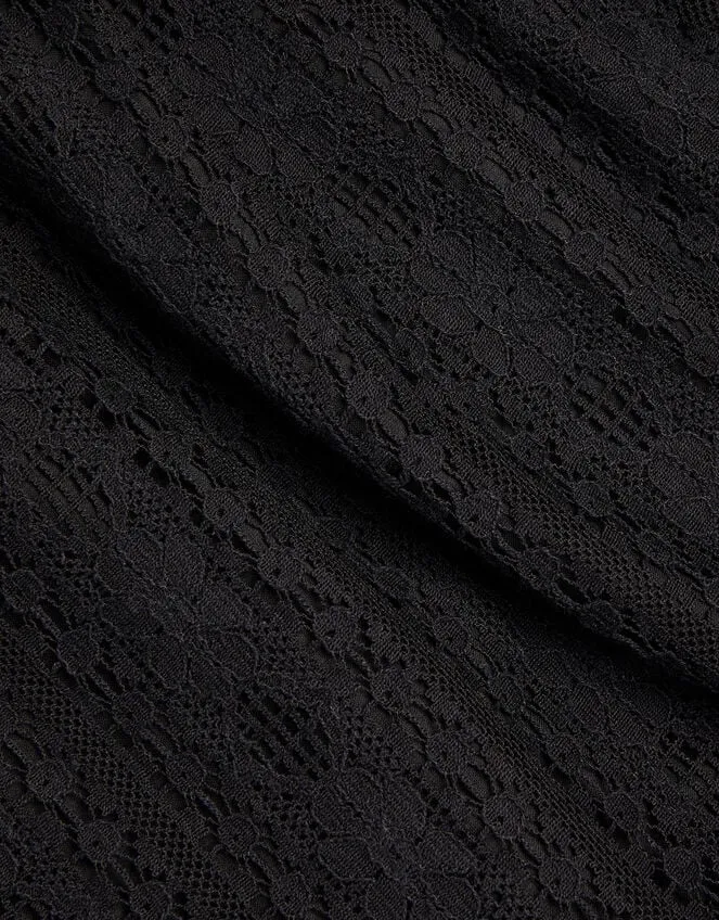 Children Lace Cut Out Dress Black Monsoon Dresses