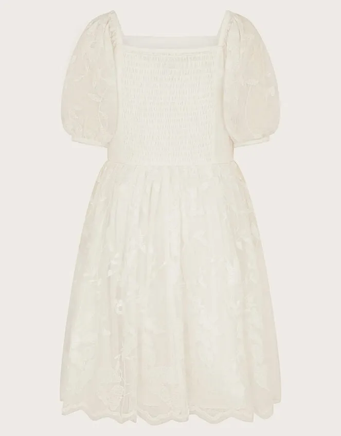 Children Lulu Lace Dress Ivory Monsoon Dresses