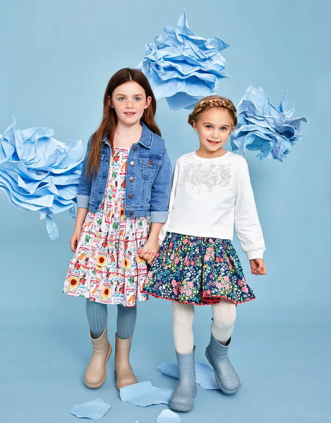 Children Pearly Floral Sweatshirt Ivory Monsoon Tops and TShirts