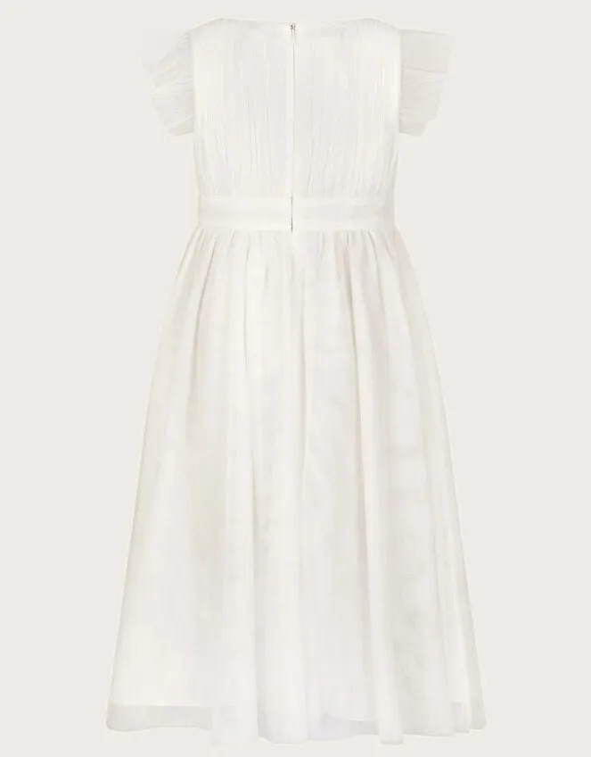 Children Penelope Belt Dress Ivory Monsoon Dresses