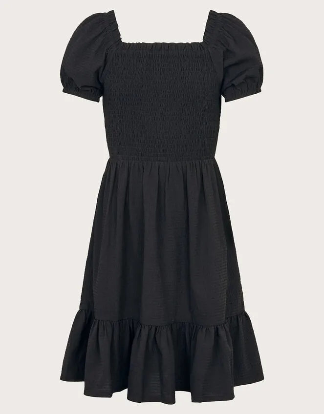 Children Seersucker Dress Black Monsoon Dresses