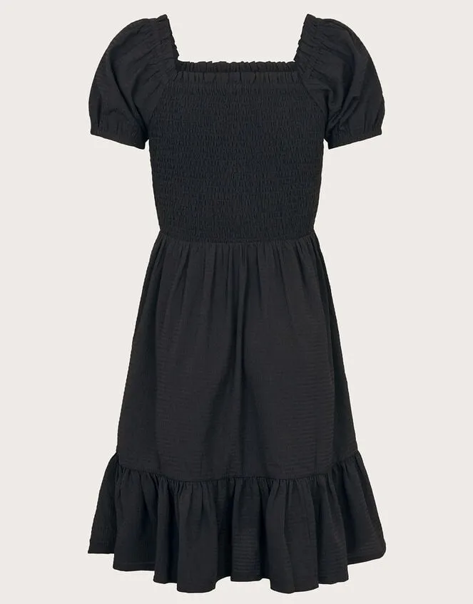 Children Seersucker Dress Black Monsoon Dresses