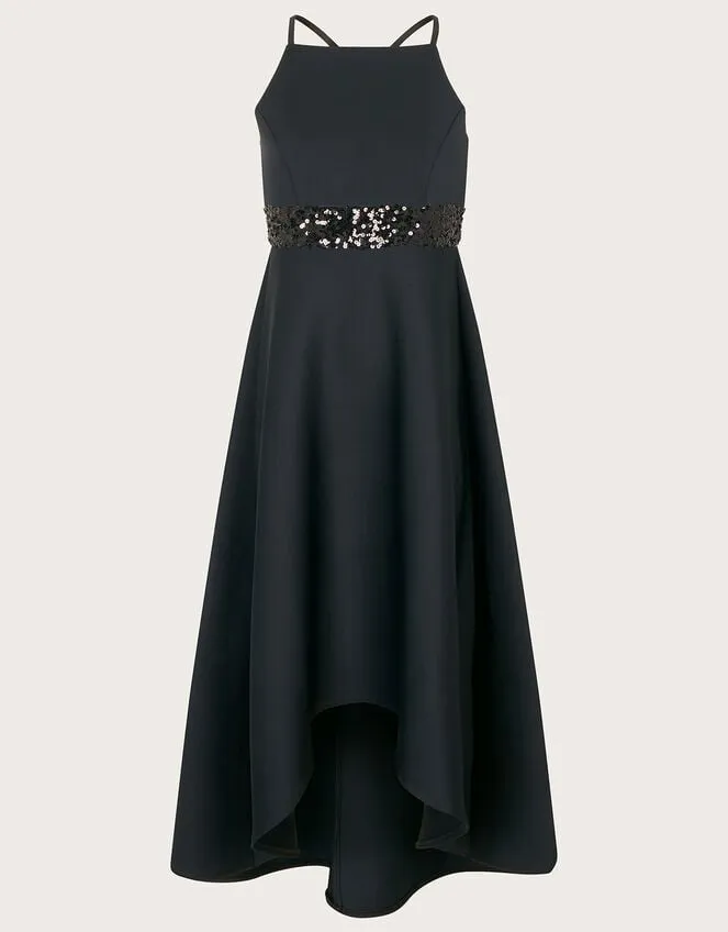 Children Sequin Scuba Prom Dress Black Monsoon Dresses