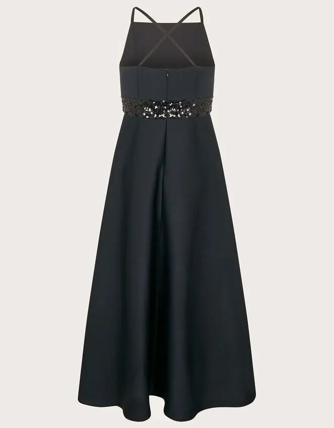 Children Sequin Scuba Prom Dress Black Monsoon Dresses