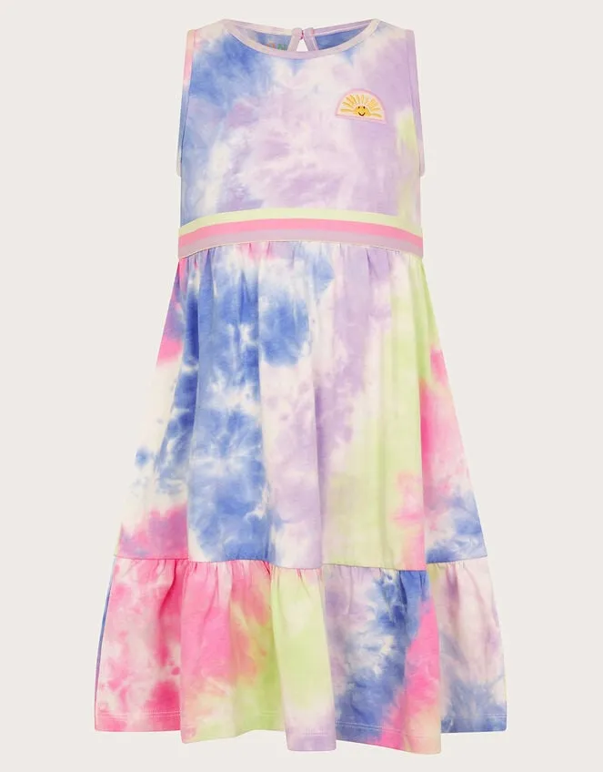 Children Tie Dye Print Dress Multi Monsoon Dresses