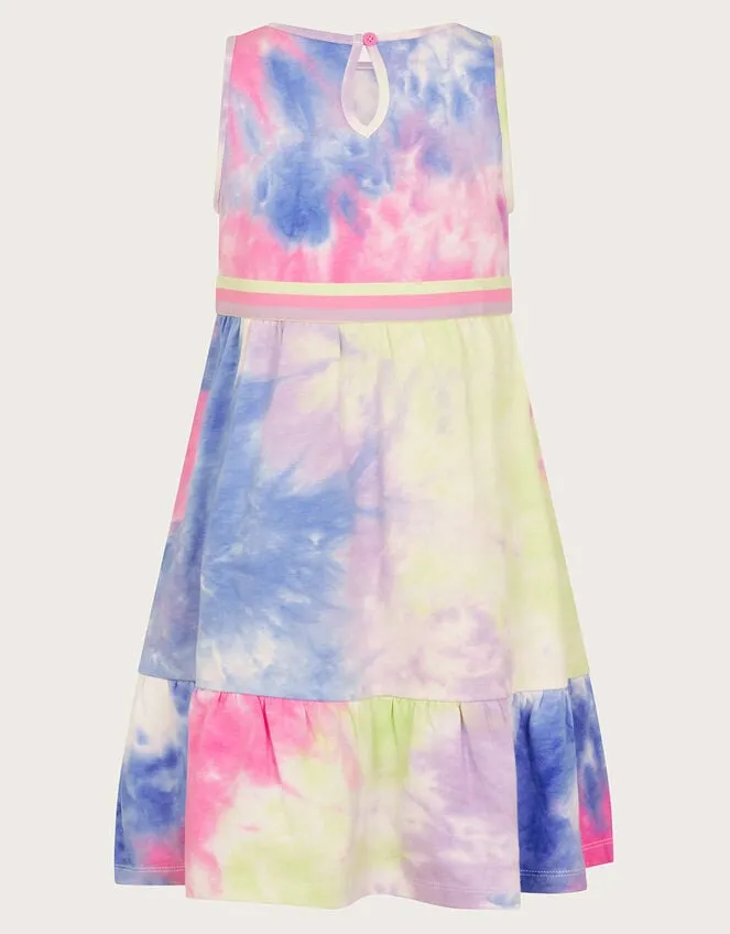 Children Tie Dye Print Dress Multi Monsoon Dresses