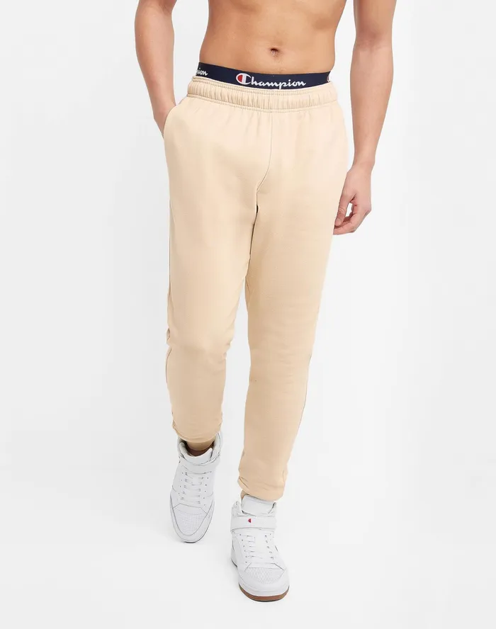 Classic Fleece Joggers 31034 Fresh Tan Men Champion Pants and Joggers