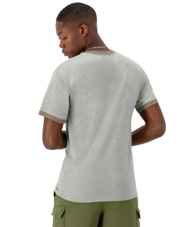Classic Ringer Graphic TShirt Rec Club Intramural Oxford Grey Men Champion TShirts and Tops