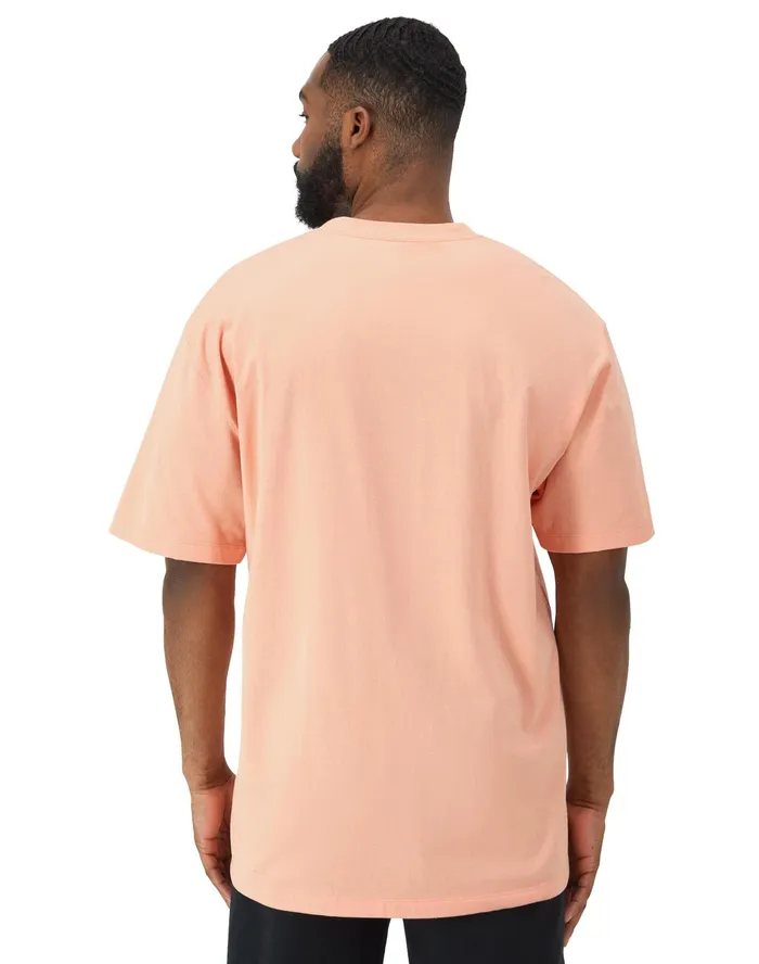 Classic TShirt C Logo Big and Tall Peach Grapefruit Men Champion TShirts and Tops