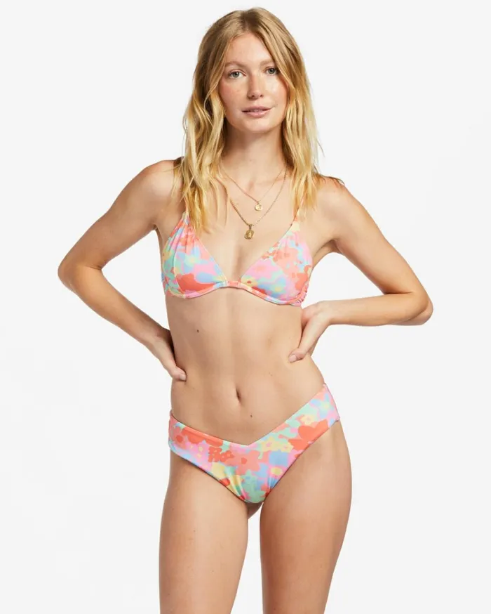 Coast Is Clear Reese Underwired Bikini Top Multi Women Billabong Bikinis