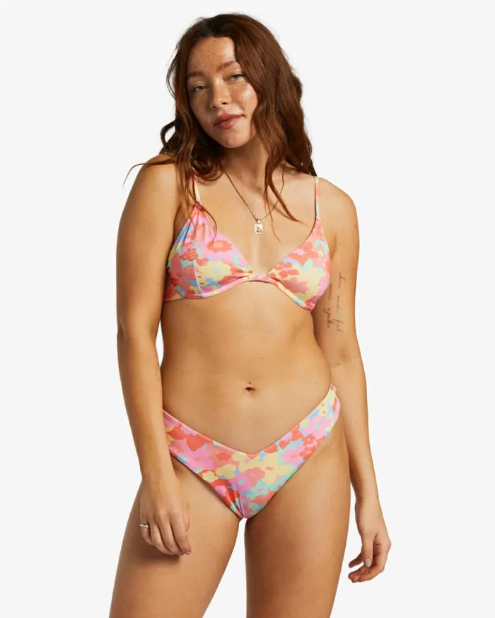 Coast Is Clear Reese Underwired Bikini Top Multi Women Billabong Bikinis