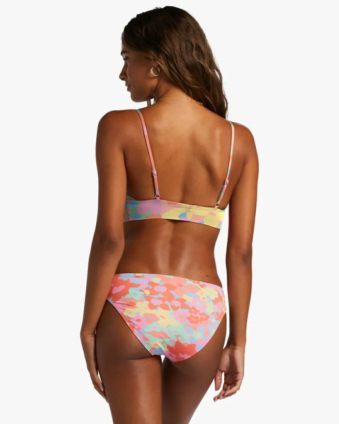 Coast Is Clear V Neck Cami Bikini Top Multi Women Billabong Bikinis