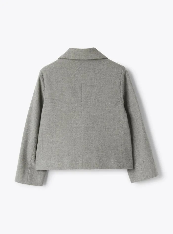 Coats And Jackets Girl 216 Il Gufo Doublebreasted Blazer In Technowool