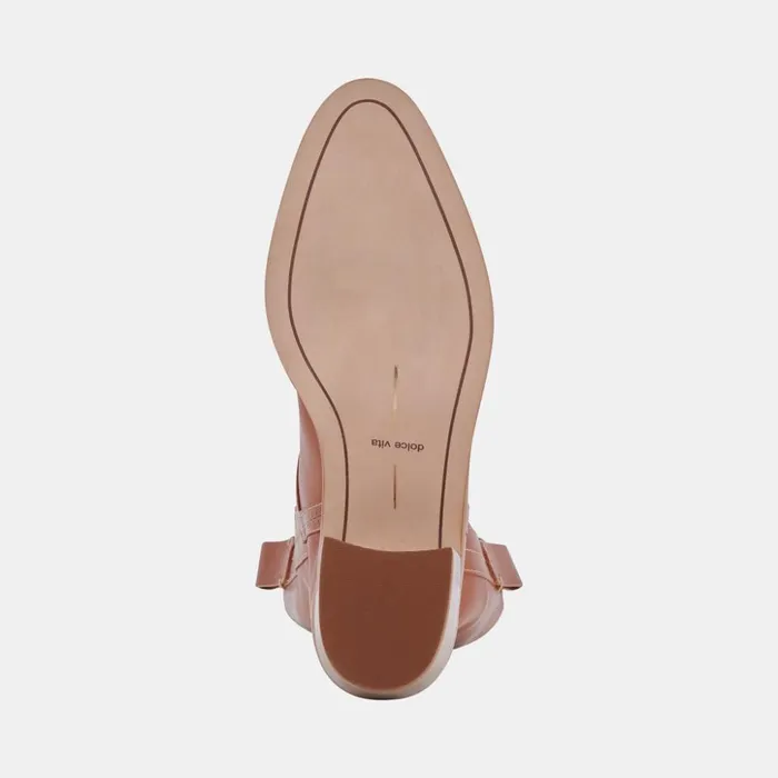 Colete Boots Cognac Leather Women Dolce Vita Boots and Booties