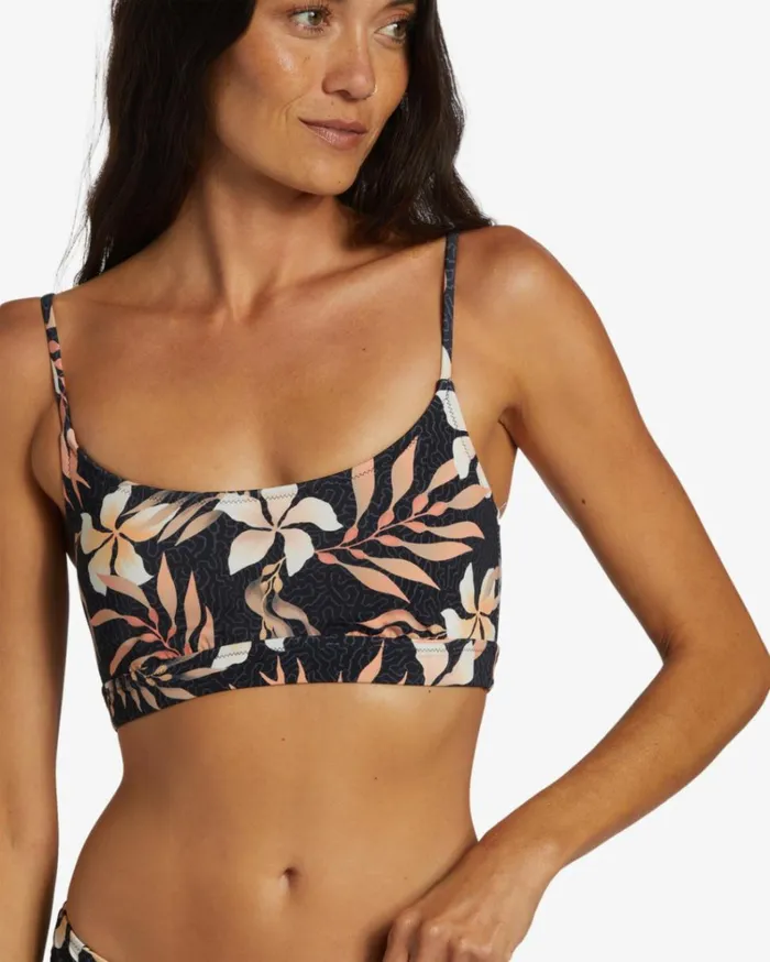 Coral Gardeners Banded Tank Bikini Top Multi Women Billabong Bikinis