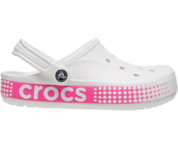 Crocs Bayaband Logo Motion Clog White WomensMens Clogs