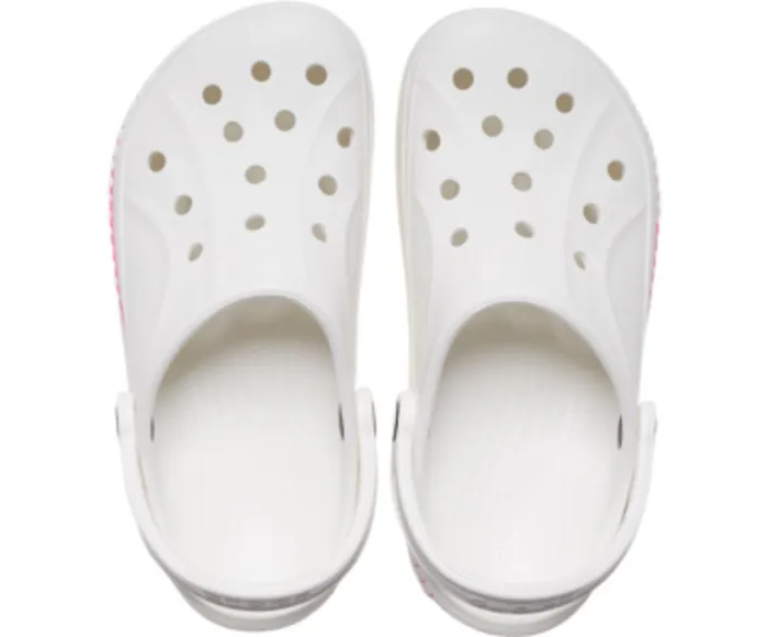Crocs Bayaband Logo Motion Clog White WomensMens Clogs