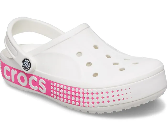 Crocs Bayaband Logo Motion Clog White WomensMens Clogs