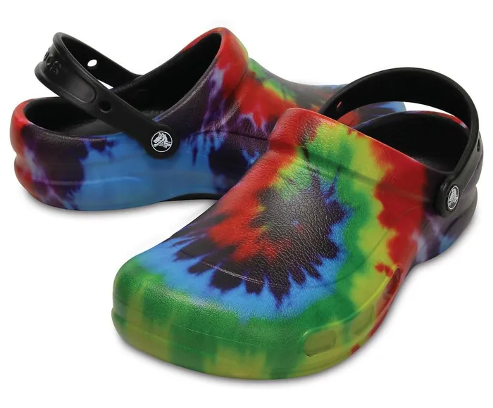 Crocs Bistro Graphic Clog Black Multi WomensMens Clogs